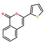 1H-2-Benzopyran-1-one, 3-(2-thienyl)-