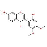 4H-1-Benzopyran-4-one, 7-hydroxy-3-(2-hydroxy-4,5-dimethoxyphenyl)-