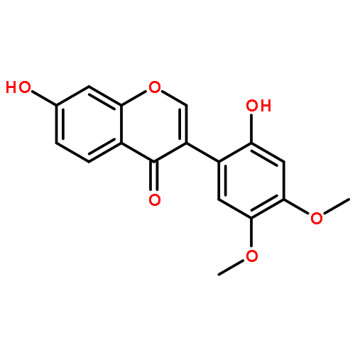 4H-1-Benzopyran-4-one, 7-hydroxy-3-(2-hydroxy-4,5-dimethoxyphenyl)-