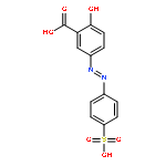 Benzoic acid,2-hydroxy-5-[2-(4-sulfophenyl)diazenyl]-