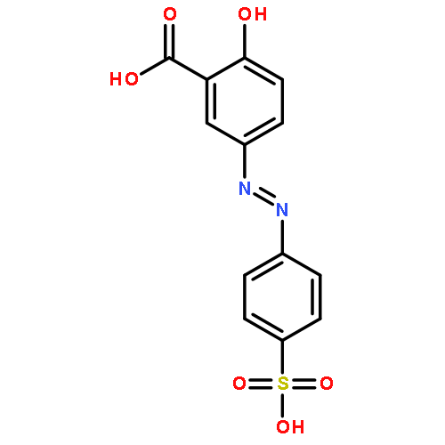 Benzoic acid,2-hydroxy-5-[2-(4-sulfophenyl)diazenyl]-