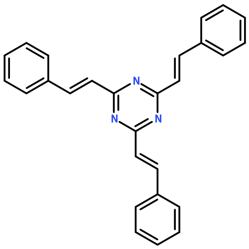 2,4,6-tris[(Z)-2-phenylethenyl]-1,3,5-triazine