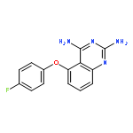 2,4-Quinazolinediamine, 5-(4-fluorophenoxy)-