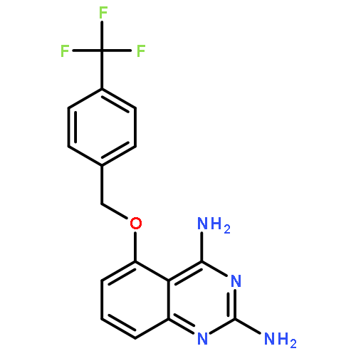 2,4-Quinazolinediamine, 5-[[4-(trifluoromethyl)phenyl]methoxy]-