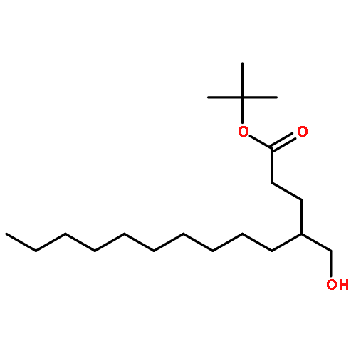Tetradecanoic acid, 4-(hydroxymethyl)-, 1,1-dimethylethyl ester