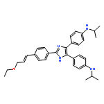 4-[2-[4-[(E)-3-ethoxyprop-1-enyl]phenyl]-5-[4-(propan-2-ylamino)phenyl]-3H-imidazol-4-yl]-N-propan-2-yl-aniline