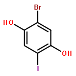 1,4-Benzenediol, 2-bromo-5-iodo-