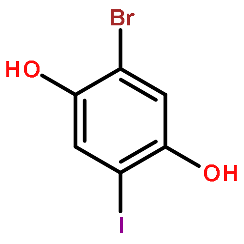 1,4-Benzenediol, 2-bromo-5-iodo-