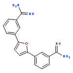 Benzenecarboximidamide, 3,3'-(2,5-furandiyl)bis-