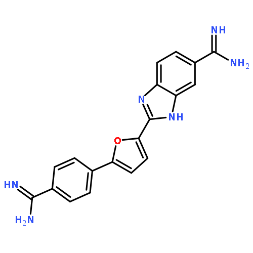 2-[5-(4-carbamimidoylphenyl)furan-2-yl]-1H-benzimidazole-6-carboximidamide