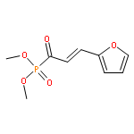 Phosphonic acid, [3-(2-furanyl)-1-oxo-2-propenyl]-, dimethyl ester