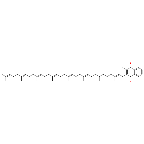 2-methyl-3-[(2E,10E,14E,18E,22E,26E)-3,7,11,15,19,23,27,31-octamethyldotriaconta-2,10,14,18,22,26,30-heptaen-1-yl]naphthalene-1,4-dione