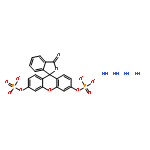 Spiro[isobenzofuran-1(3H),9'-[9H]xanthen]-3-one,3',6'-bis(phosphonooxy)-, ammonium salt (1:4)