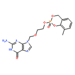 2-Amino-9-[2-(8-methyl-2-oxo-4H-1,3,2-benzodioxaphosphinin-2-yloxy)ethoxymethyl]-1,9-dihydro-6H-purin-6-one