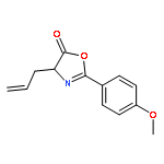 5(4H)-Oxazolone, 2-(4-methoxyphenyl)-4-(2-propenyl)-