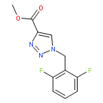 Methyl 1-(2,6-difluorobenzyl)-1H-1,2,3-triazole-4-carboxylate