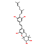 (2S,3R,4aR,9aR)-7-[(E)-2-{4-[(2E)-3,7-dimethylocta-2,6-dien-1-yl]-3,5-dihydroxyphenyl}ethenyl]-1,1,4a-trimethyl-2,3,4,4a,9,9a-hexahydro-1H-xanthene-2,3,5-triol