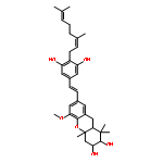 (2S,3R,4aR,9aR)-7-[(E)-2-{4-[(2E)-3,7-dimethylocta-2,6-dien-1-yl]-3,5-dihydroxyphenyl}ethenyl]-5-methoxy-1,1,4a-trimethyl-2,3,4,4a,9,9a-hexahydro-1H-xanthene-2,3-diol