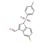 1H-Indole-3-carboxaldehyde, 5-fluoro-1-[(4-methylphenyl)sulfonyl]-