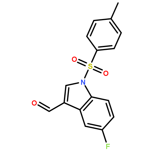 1H-Indole-3-carboxaldehyde, 5-fluoro-1-[(4-methylphenyl)sulfonyl]-