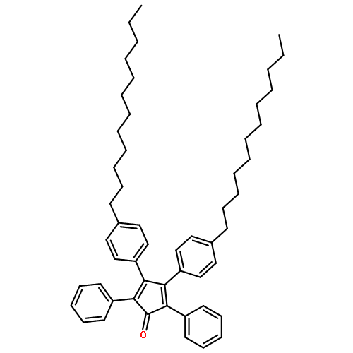 3,4-BIS(4-DODECYLPHENYL)-2,5-DIPHENYLCYCLOPENTA-2,4-DIEN-1-ONE 