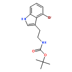 Carbamic acid, [2-(4-bromo-1H-indol-3-yl)ethyl]-, 1,1-dimethylethylester