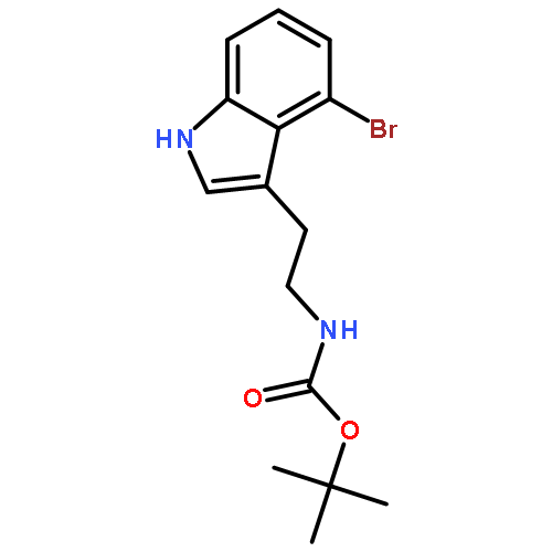 Carbamic acid, [2-(4-bromo-1H-indol-3-yl)ethyl]-, 1,1-dimethylethylester