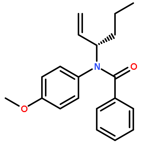 Benzamide, N-[(1S)-1-ethenylbutyl]-N-(4-methoxyphenyl)-