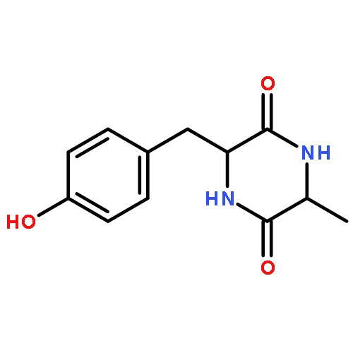 2,5-Piperazinedione, 3-[(4-hydroxyphenyl)methyl]-6-methyl-, (3S,6S)-