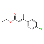 2-Butenoic acid, 3-(4-chlorophenyl)-, ethyl ester