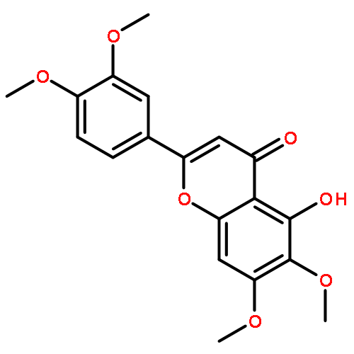 4H-1-Benzopyran-4-one,2-(3,4-dimethoxyphenyl)-5-hydroxy-6,7-dimethoxy-