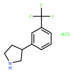 3-[3-(Trifluoromethyl)phenyl]pyrrolidine HCl