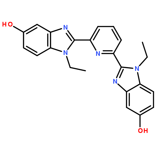 1H-Benzimidazol-5-ol, 2,2'-(2,6-pyridinediyl)bis[1-ethyl-