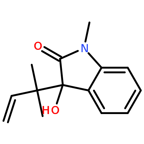 2H-Indol-2-one,3-(1,1-dimethyl-2-propenyl)-1,3-dihydro-3-hydroxy-1-methyl-