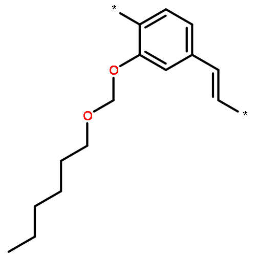 Poly[[(hexyloxy)methoxy-1,4-phenylene]-1,2-ethenediyl]