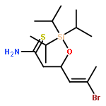 4-Hexenethioamide, 5-bromo-3-[[tris(1-methylethyl)silyl]oxy]-, (3R,4E)-