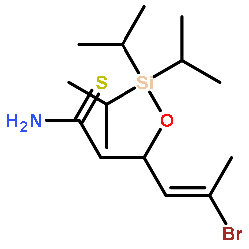 4-Hexenethioamide, 5-bromo-3-[[tris(1-methylethyl)silyl]oxy]-, (3R,4E)-