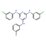 1,3,5-Triazine-2,4,6-triamine, N,N',N''-tris(3-chlorophenyl)-