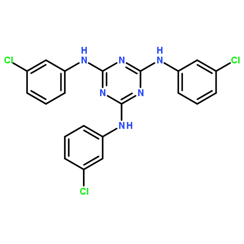 1,3,5-Triazine-2,4,6-triamine, N,N',N''-tris(3-chlorophenyl)-