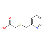 2-[(pyridin-2-ylmethyl)sulfanyl]acetic acid