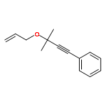 Benzene, [3-methyl-3-(2-propenyloxy)-1-butynyl]-