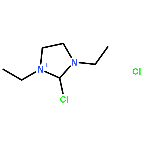 1H-Imidazolium, 2-chloro-1,3-diethyl-4,5-dihydro-, chloride