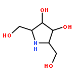 (2S,3S,4S,5S)-2,5-bis(hydroxymethyl)pyrrolidine-3,4-diol