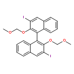 3-iodo-1-[3-iodo-2-(methoxymethoxy)naphthalen-1-yl]-2-(methoxymethoxy)naphthalene