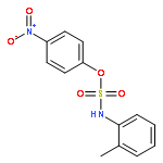 Sulfamic acid, (2-methylphenyl)-, 4-nitrophenyl ester