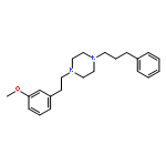 Piperazine, 1-[2-(3-methoxyphenyl)ethyl]-4-(3-phenylpropyl)-