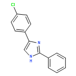 1H-Imidazole, 4-(4-chlorophenyl)-2-phenyl-