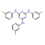 1,3,5-Triazine-2,4,6-triamine, N,N',N''-tris(3-fluorophenyl)-