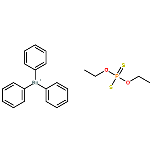 triphenylstannanylium O,O-diethyl phosphorodithioate