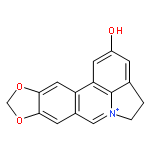 [1,3]Dioxolo[4,5-j]pyrrolo[3,2,1-de]phenanthridinium,4,5-dihydro-2-hydroxy-